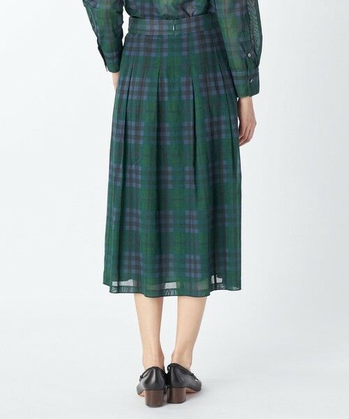 KEITH / キース ミニ・ひざ丈スカート | オーガンジーキースチェックスカート | 詳細2