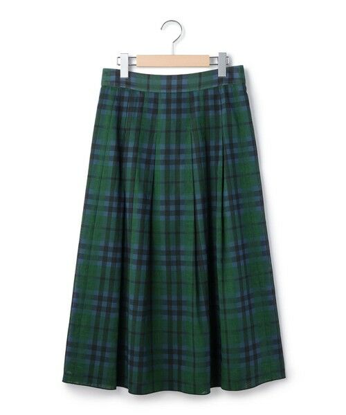 KEITH / キース ミニ・ひざ丈スカート | オーガンジーキースチェックスカート | 詳細4