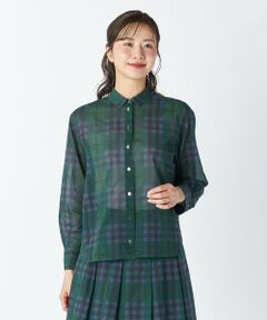 KEITH / キース シャツ・ブラウス | オーガンジーキースチェックブラウス