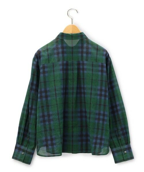 KEITH / キース シャツ・ブラウス | オーガンジーキースチェックブラウス | 詳細3