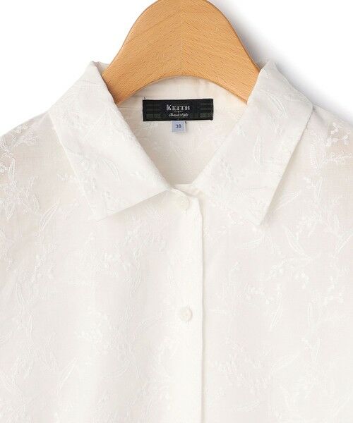 KEITH / キース シャツ・ブラウス | ミモザエンブロイダリーシャツブラウス | 詳細11