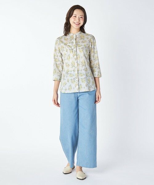KEITH / キース シャツ・ブラウス | ミモザパッチワークブラウス | 詳細9