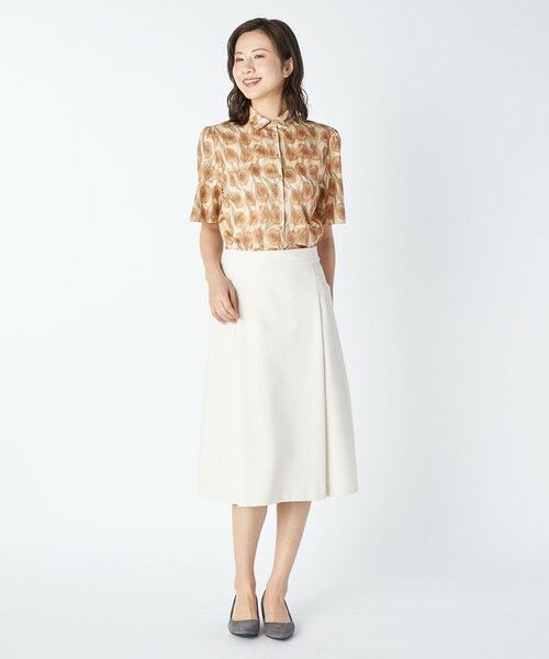 KEITH / キース シャツ・ブラウス | Ｖ＆Ａ　ＴＩＲＺＡＨ　ＭＡＲＢＬＥブラウス | 詳細1