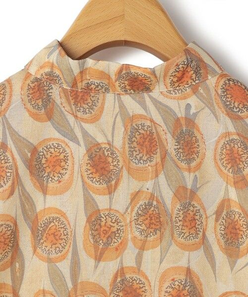 KEITH / キース シャツ・ブラウス | Ｖ＆Ａ　ＴＩＲＺＡＨ　ＭＡＲＢＬＥブラウス | 詳細5