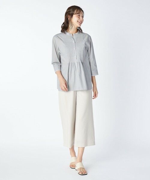 KEITH / キース シャツ・ブラウス | ヘアラインストライプブラウス | 詳細9