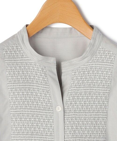 KEITH / キース シャツ・ブラウス | ヘアラインストライプブラウス | 詳細10