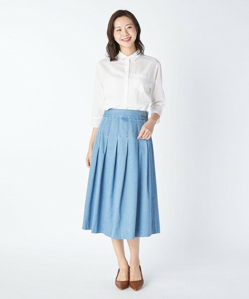 KEITH / キース シャツ・ブラウス | シャンブレーローンブラウス | 詳細9