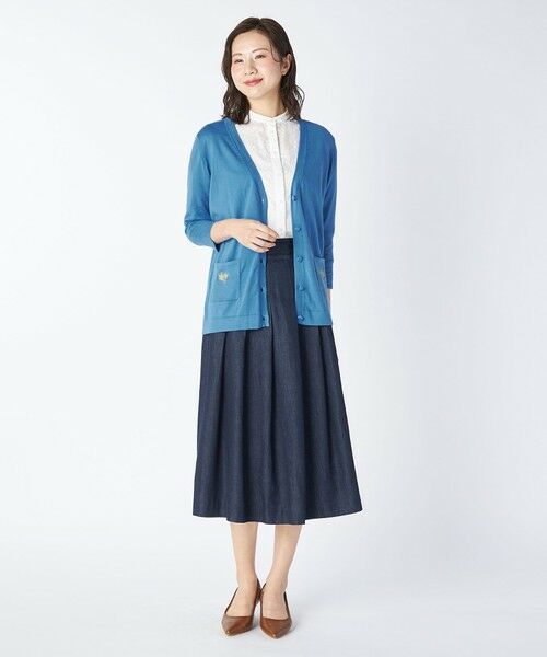 KEITH / キース ニット・セーター | Ｍｉｍｏｓａ　Ｍｏｔｉｆニットカーディガン | 詳細1