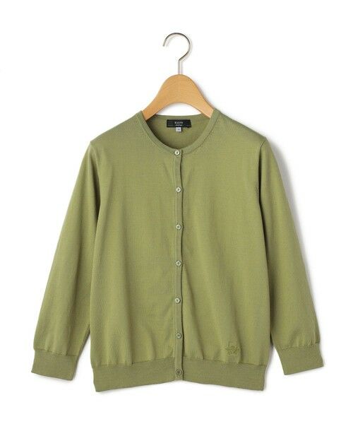 KEITH / キース ニット・セーター | コットンハイゲージニットカーディガン（グリーン）