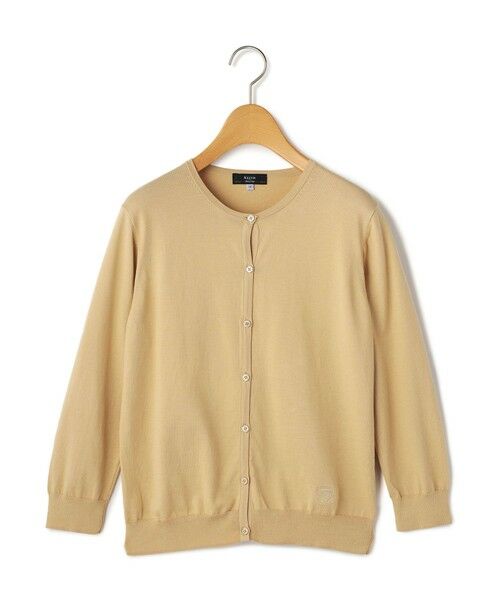 KEITH / キース ニット・セーター | コットンハイゲージニットカーディガン（ベージュ）