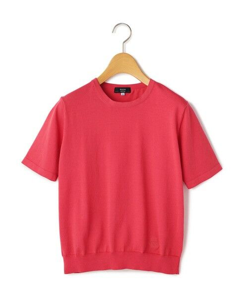 KEITH / キース ニット・セーター | コットンハイゲージニットプルオーバー（レッド）