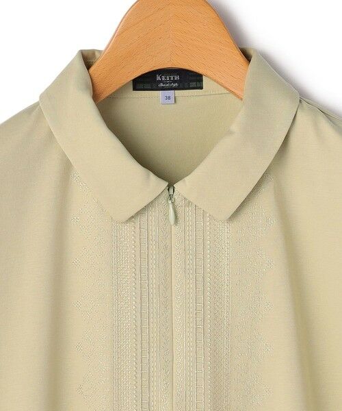 KEITH / キース カットソー | クロスステッチシャツ | 詳細2