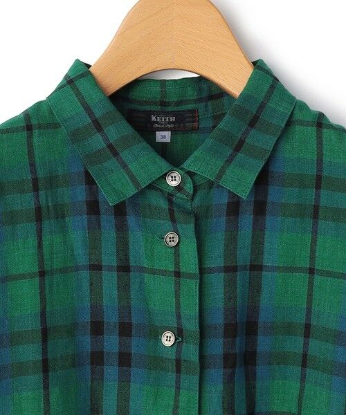 KEITH / キース ドレス | リネンキースチェックワンピース | 詳細5
