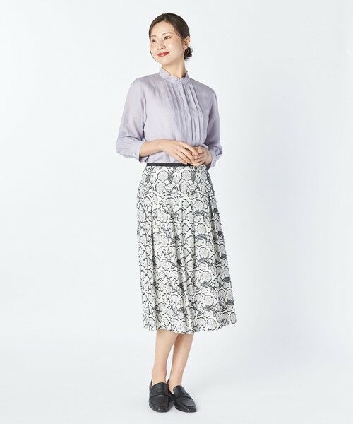 KEITH / キース ミニ・ひざ丈スカート | ボタニカルジャカードスカート | 詳細10