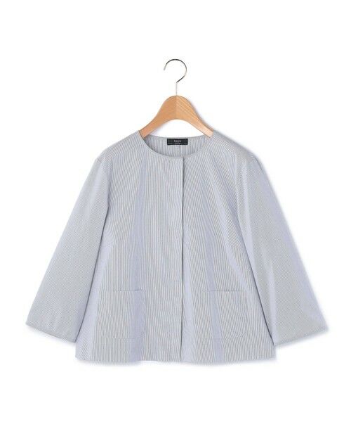 KEITH / キース シャツ・ブラウス | コードレーンブラウス（ブルー）