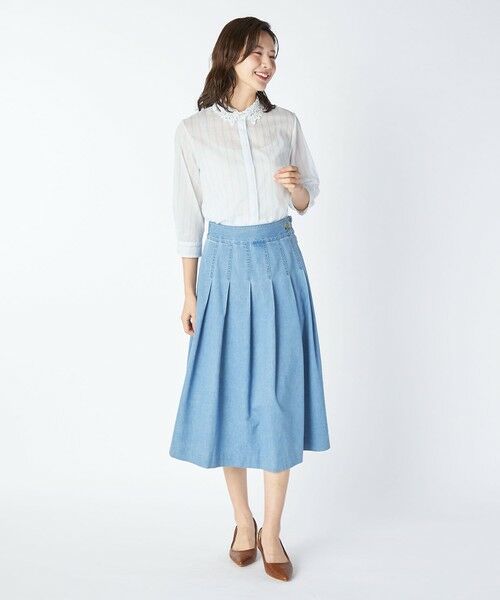 KEITH / キース シャツ・ブラウス | Ｂｒｅｅｚｙストライプブラウス | 詳細1