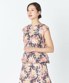 フローラルブーケブラウス