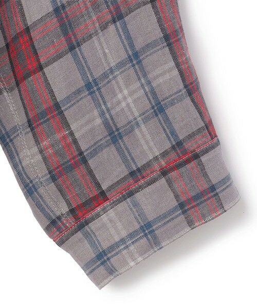 KEITH / キース シャツ・ブラウス | リネンキースチェックブラウス | 詳細8