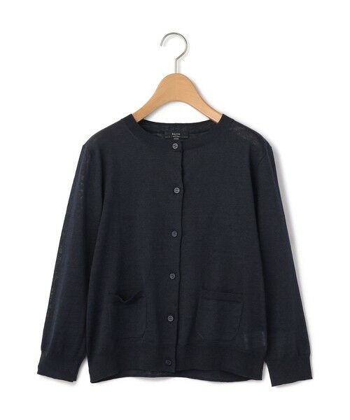 KEITH / キース ニット・セーター | リネンニットニット（ネイビー）