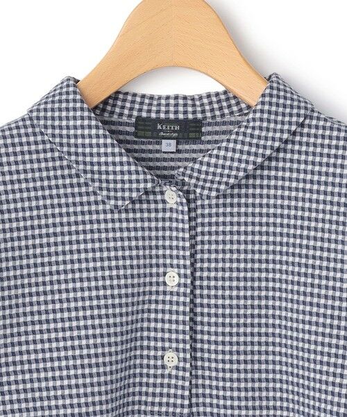 KEITH / キース カットソー | ギンガムジャージーカットソーポロ | 詳細4