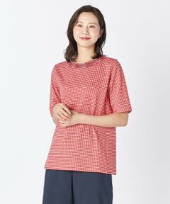 KEITH / キース カットソー | ギンガムジャージーカットソープルオーバー