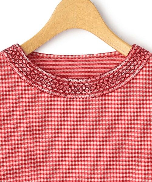 KEITH / キース カットソー | ギンガムジャージーカットソープルオーバー | 詳細6