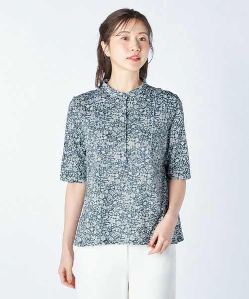 KEITH / キース カットソー | Ｌｉｂｅｒｔｙ　Ｐｒｉｎｔ　Ｌｉｚｚｙカットソー（ブルー）