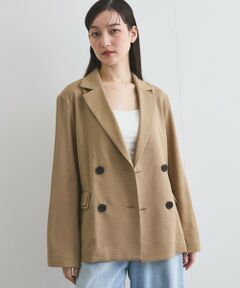 ketty / ケティ テーラードジャケット | エイジングドビークロスWジャケット≪セットアップ対応/手洗い可能≫