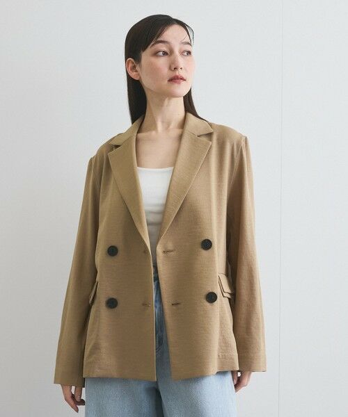 ketty / ケティ テーラードジャケット | エイジングドビークロスWジャケット≪セットアップ対応/手洗い可能≫ | 詳細1