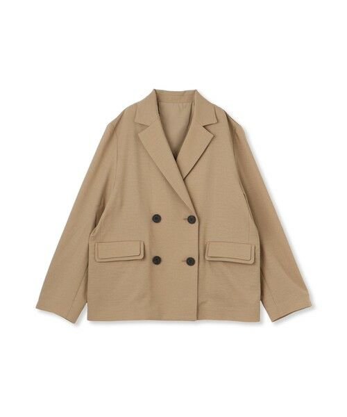 ketty / ケティ テーラードジャケット | エイジングドビークロスWジャケット≪セットアップ対応/手洗い可能≫ | 詳細12