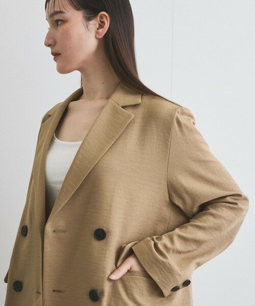 ketty / ケティ テーラードジャケット | エイジングドビークロスWジャケット≪セットアップ対応/手洗い可能≫ | 詳細5