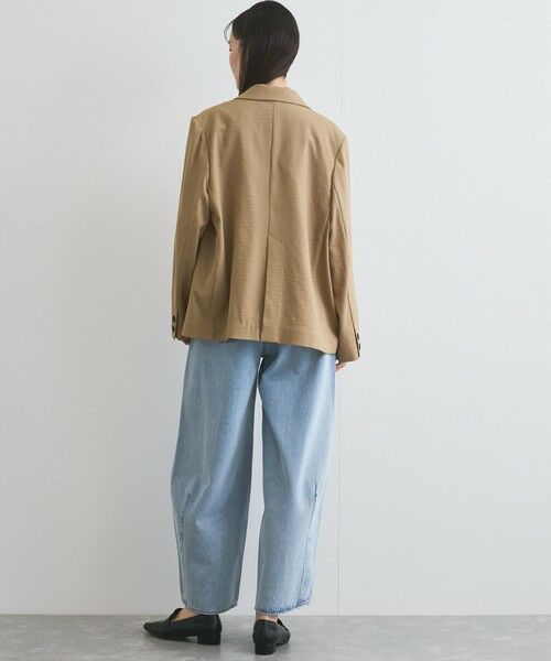 ketty / ケティ テーラードジャケット | エイジングドビークロスWジャケット≪セットアップ対応/手洗い可能≫ | 詳細7