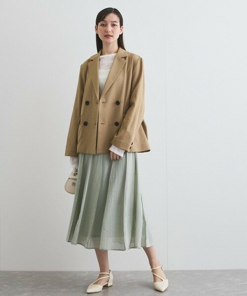 ketty / ケティ テーラードジャケット | エイジングドビークロスWジャケット≪セットアップ対応/手洗い可能≫ | 詳細8