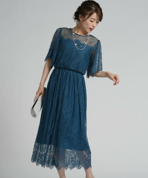 セール Web別注カラーあり レース使いワンピース ワンピース Ketty ケティ ファッション通販 タカシマヤファッションスクエア