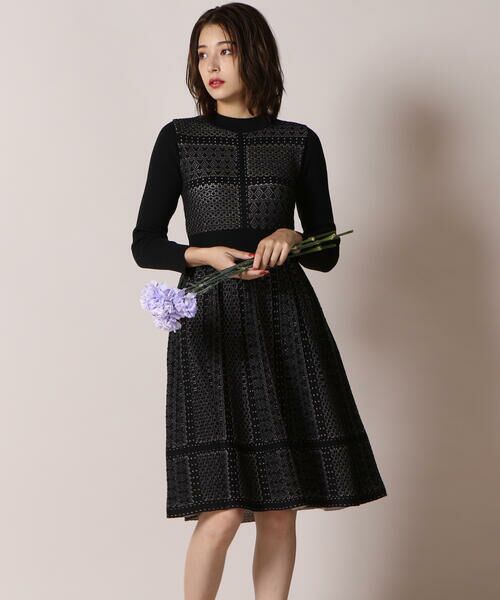 セール 地柄切り替えワンピース ワンピース Ketty ケティ ファッション通販 タカシマヤファッションスクエア