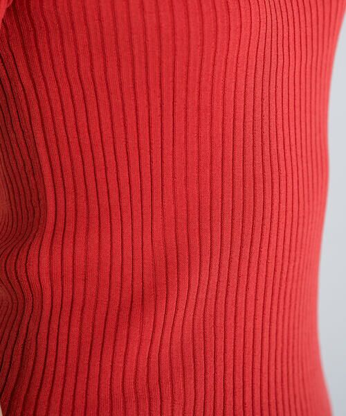 ketty / ケティ ニット・セーター | 半袖リブクルーネックプルオーバー ≪手洗い可能≫ | 詳細12