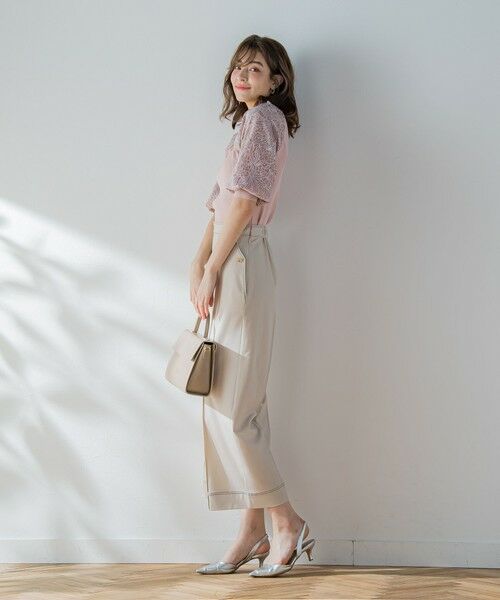 モーテル レディース カジュアルパンツ ボトムス Cropped Pants Rust