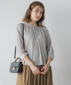 ketty / ケティ シャツ・ブラウス | 【大HIT定番】パウダーサテンギャザーブラウス ≪手洗い可能≫