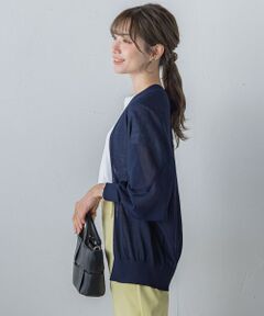 ketty / ケティ ニット・セーター | 遮熱接触冷感ミドルトッパーカーディガン≪手洗い可能≫