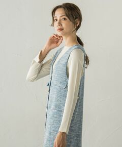 ketty / ケティ カットソー | 前後2WAYラメテレコカットソー≪手洗い可能≫