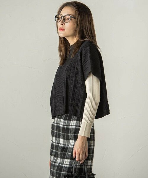 ketty / ケティ ロング・マキシ丈ワンピース | ケーブルニットアップ≪手洗い可能≫ | 詳細11