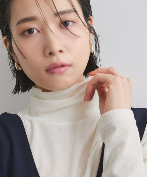 ketty / ケティ カットソー | ニュアンスベロアハイネックカットソー≪手洗い可能≫ | 詳細1