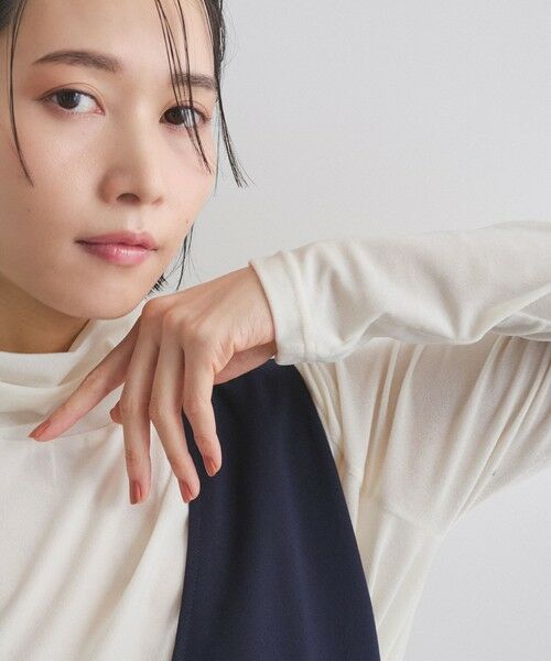 ketty / ケティ カットソー | ニュアンスベロアハイネックカットソー≪手洗い可能≫ | 詳細2