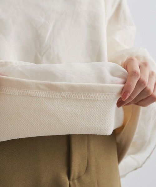 ketty / ケティ カットソー | シアーレイヤードスウェットプルオーバー≪手洗い可能≫ | 詳細10