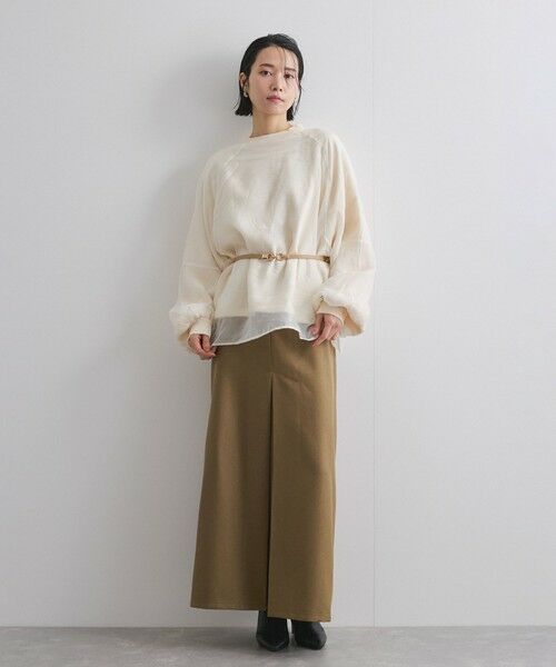 ketty / ケティ カットソー | シアーレイヤードスウェットプルオーバー≪手洗い可能≫ | 詳細11