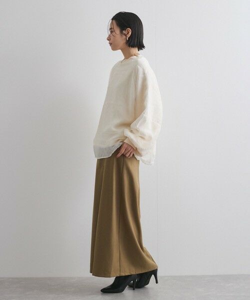 ketty / ケティ カットソー | シアーレイヤードスウェットプルオーバー≪手洗い可能≫ | 詳細13