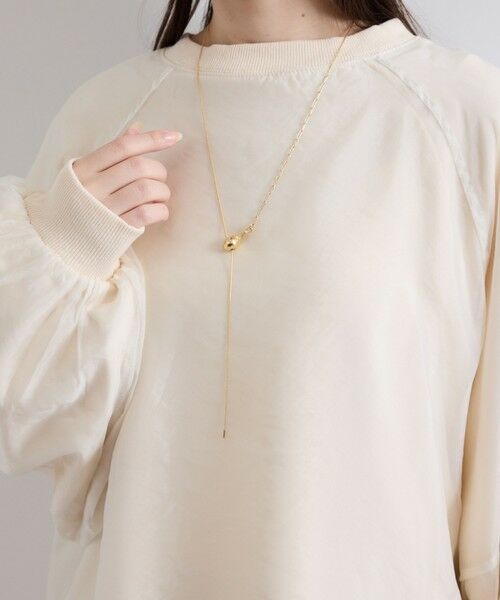 ketty / ケティ カットソー | シアーレイヤードスウェットプルオーバー≪手洗い可能≫ | 詳細2