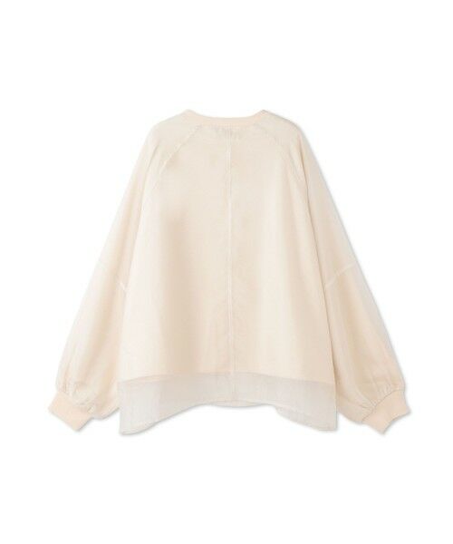 ketty / ケティ カットソー | シアーレイヤードスウェットプルオーバー≪手洗い可能≫ | 詳細15