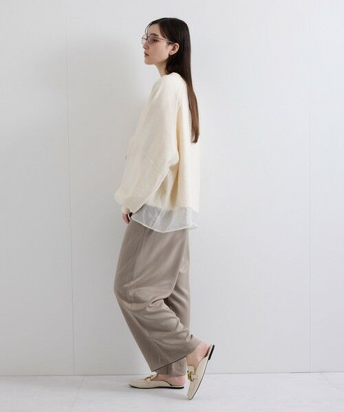 ketty / ケティ カットソー | シアーレイヤードスウェットプルオーバー≪手洗い可能≫ | 詳細3