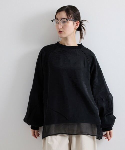 ketty / ケティ カットソー | シアーレイヤードスウェットプルオーバー≪手洗い可能≫ | 詳細19